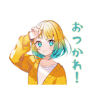 旅行計画チェック★使いやすい女の子（個別スタンプ：3）