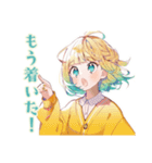 旅行計画チェック★使いやすい女の子（個別スタンプ：17）