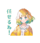 旅行計画チェック★使いやすい女の子（個別スタンプ：23）