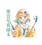旅行計画チェック★使いやすい女の子（個別スタンプ：26）