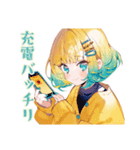 旅行計画チェック★使いやすい女の子（個別スタンプ：32）