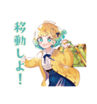 旅行計画チェック★使いやすい女の子（個別スタンプ：33）