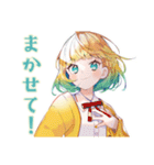 旅行計画チェック★使いやすい女の子（個別スタンプ：39）