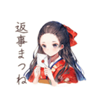 大正女学生の純文学な日々★（個別スタンプ：38）