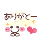 シンプル見やす12❤でか文字（個別スタンプ：9）
