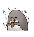 【夏】虚無かわいいアデリーペンギン（個別スタンプ：10）
