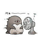 【夏】虚無かわいいアデリーペンギン（個別スタンプ：11）