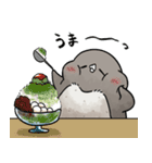 【夏】虚無かわいいアデリーペンギン（個別スタンプ：12）