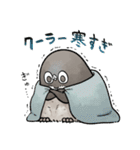 【夏】虚無かわいいアデリーペンギン（個別スタンプ：19）