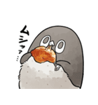 【夏】虚無かわいいアデリーペンギン（個別スタンプ：33）
