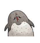 【夏】虚無かわいいアデリーペンギン（個別スタンプ：34）