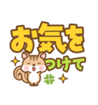 シマリスのシマさんの敬語 6 デカ文字版（個別スタンプ：38）