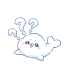 うるうる雲あざらし（個別スタンプ：4）