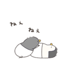へんてこなべびペンギンの双子（個別スタンプ：3）