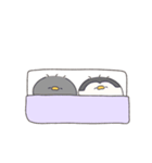 へんてこなべびペンギンの双子（個別スタンプ：5）