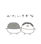 へんてこなべびペンギンの双子（個別スタンプ：7）