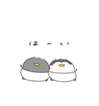 へんてこなべびペンギンの双子（個別スタンプ：10）