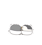 へんてこなべびペンギンの双子（個別スタンプ：11）