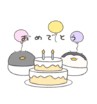 へんてこなべびペンギンの双子（個別スタンプ：17）
