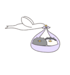 へんてこなべびペンギンの双子（個別スタンプ：19）