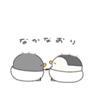 へんてこなべびペンギンの双子（個別スタンプ：28）