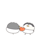 へんてこなべびペンギンの双子（個別スタンプ：30）