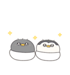 へんてこなべびペンギンの双子（個別スタンプ：32）