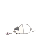 へんてこなべびペンギンの双子（個別スタンプ：34）
