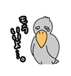 たのしそうなハシビロコウ8（個別スタンプ：36）