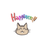 毎日ねこスタンプ（元気）（個別スタンプ：37）