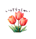 毎日使える 日常 敬語✿大人上品お花（個別スタンプ：25）