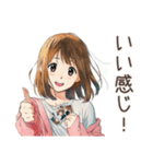 写真好きなふつうの女の子♡（個別スタンプ：5）