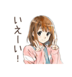 写真好きなふつうの女の子♡（個別スタンプ：9）
