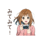 写真好きなふつうの女の子♡（個別スタンプ：16）