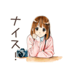 写真好きなふつうの女の子♡（個別スタンプ：26）