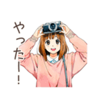 写真好きなふつうの女の子♡（個別スタンプ：28）