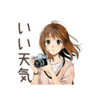 写真好きなふつうの女の子♡（個別スタンプ：31）