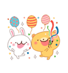 【日常】ウサクマ LINEスタンプ Part.2（個別スタンプ：40）