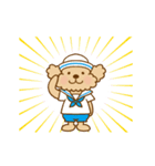 動け！トイプーのぷう太郎の夏（個別スタンプ：11）