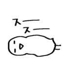 サクッと送れる簡易スタンプ⑬白いトリ（個別スタンプ：38）