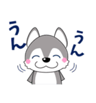 優しい大人の気づかいシベリアンハスキー（個別スタンプ：15）