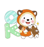 メンキュウくん(しろくま) 53 暖かい挨拶（個別スタンプ：9）