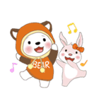 メンキュウくん(しろくま) 53 暖かい挨拶（個別スタンプ：34）