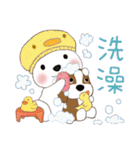 メンキュウくん(しろくま) 53 暖かい挨拶（個別スタンプ：36）
