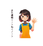 ママの連絡ノート風お返事（個別スタンプ：14）