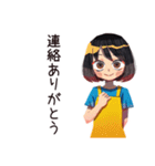 ママの連絡ノート風お返事（個別スタンプ：37）