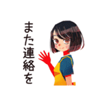 ママの連絡ノート風お返事（個別スタンプ：40）
