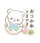 しろくまポフ♡ゆる敬語（個別スタンプ：13）