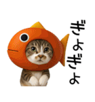 応援する猫さん✳︎デカ文字で伝わりやすい（個別スタンプ：27）