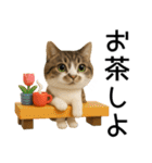 応援する猫さん✳︎デカ文字で伝わりやすい（個別スタンプ：33）